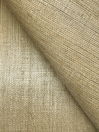 York Wallcoverings Grasscloth and Natural Resource Maguey Sisal Khaki Wallpaper Traditional Grasscloth Browns   - GV0107NW