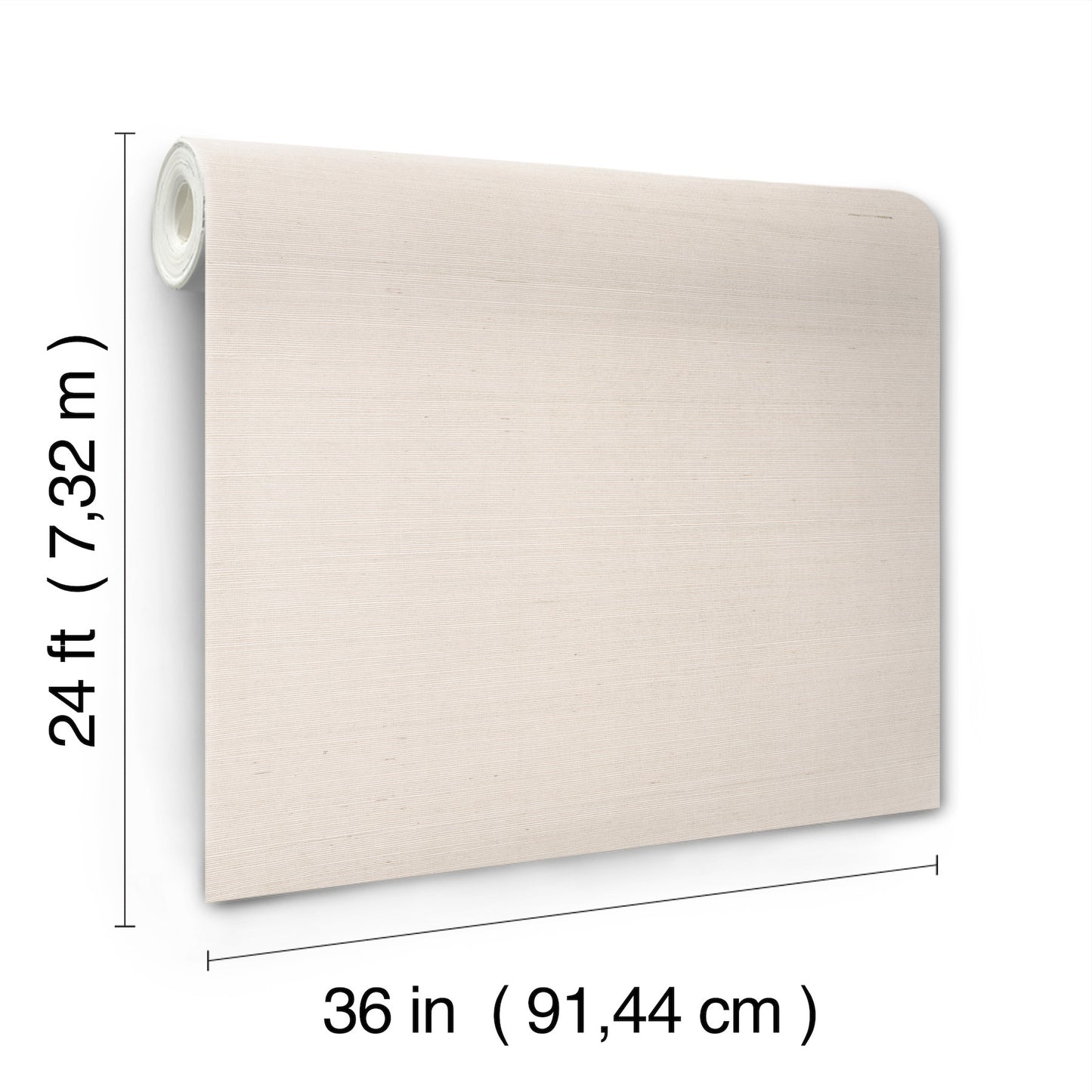 York Wallcoverings Designer Sisals Fan Deck Maguey Sisal Latte Wallpaper Traditional Grasscloth Beiges   - GV0109NWFD