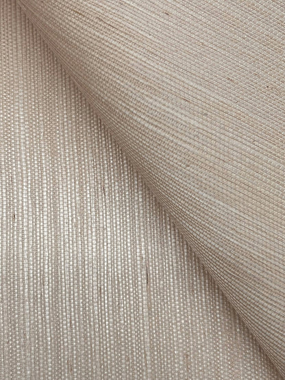 York Wallcoverings Designer Sisals Fan Deck Maguey Sisal Buff Wallpaper Traditional Grasscloth Beiges   - GV0110NWFD