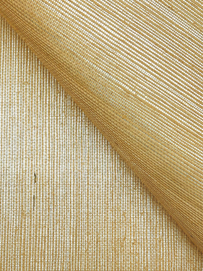 York Wallcoverings Grasscloth and Natural Resource Maguey Sisal Gold Wallpaper Traditional Grasscloth Metallics   - GV0114NW