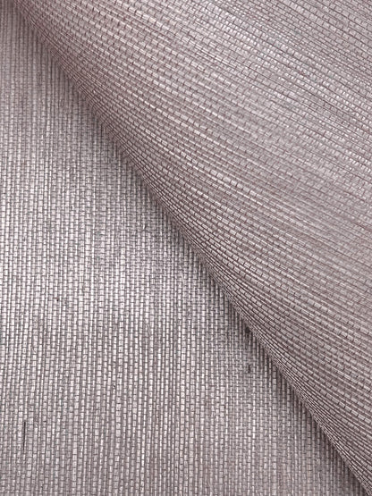 York Wallcoverings Designer Sisals Fan Deck Maguey Sisal Mauve Wallpaper Traditional Grasscloth Purples   - GV0120NWFD