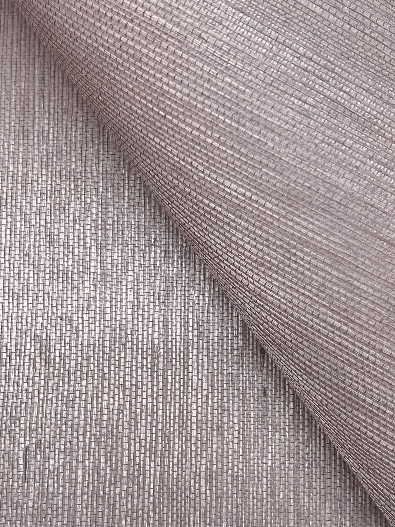 York Wallcoverings Ronald Redding Maguey Sisal Mauve Wallpaper Grasscloth Naturals Mauve  Wallpaper - GV0120NW