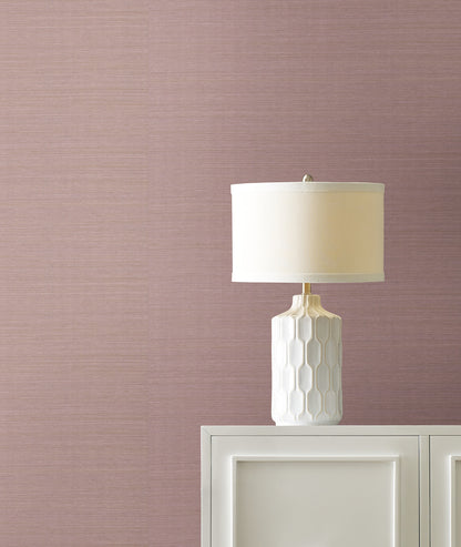 York Wallcoverings Grasscloth and Natural Resource Maguey Sisal Orchid Wallpaper Traditional Grasscloth Purples   - GV0121NW