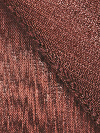 York Wallcoverings Grasscloth and Natural Resource Maguey Sisal Mulberry Wallpaper Traditional Grasscloth Reds   - GV0123NW