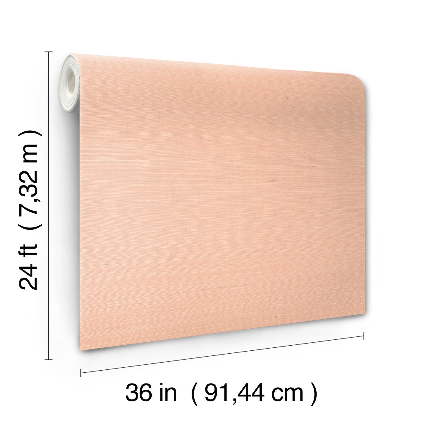 York Wallcoverings Designer Sisals Fan Deck Maguey Sisal Cameo Wallpaper Traditional Grasscloth Pinks   - GV0126NWFD