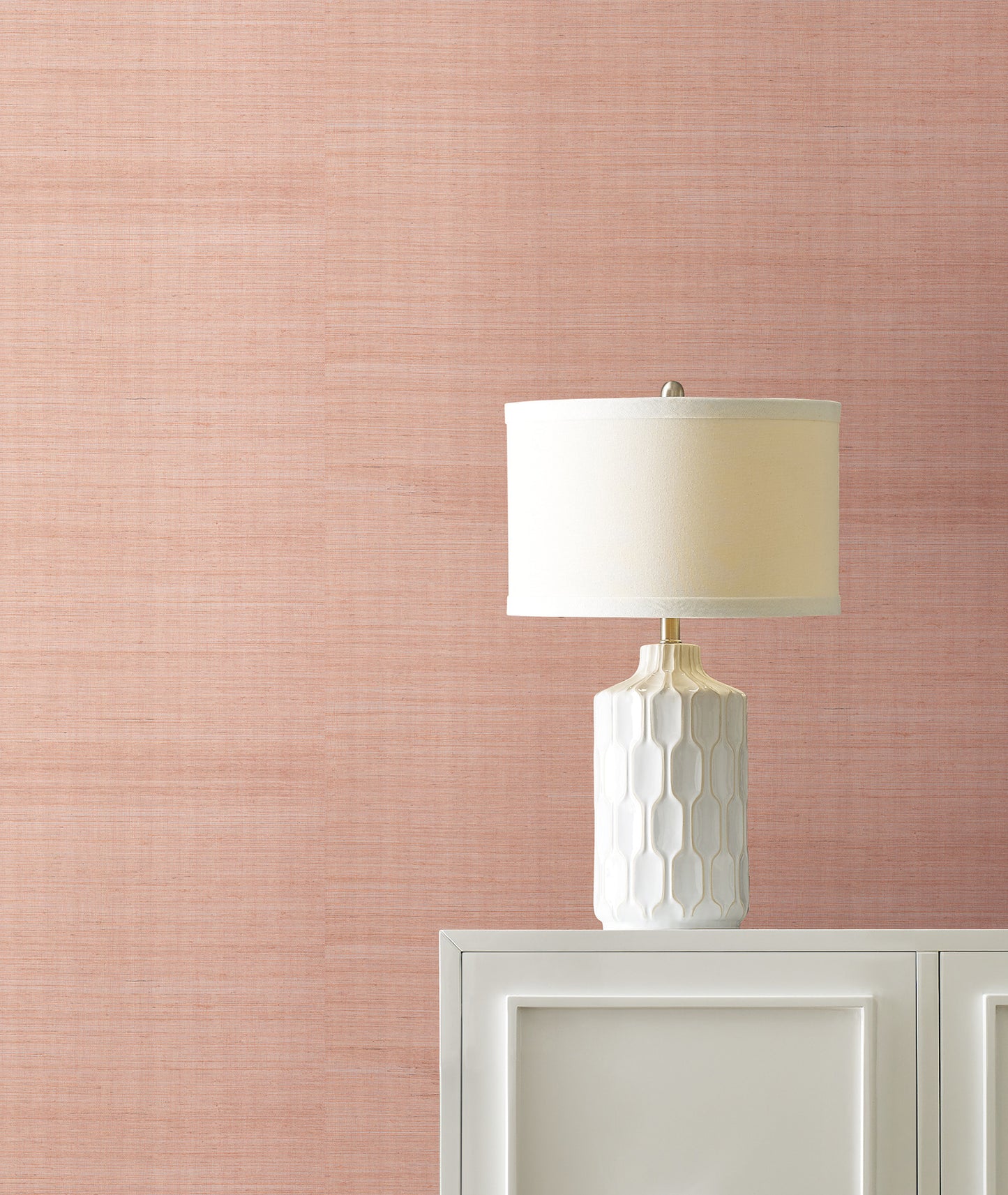 York Wallcoverings Grasscloth and Natural Resource Maguey Sisal Rose Wallpaper Traditional Grasscloth Pinks   - GV0127NW
