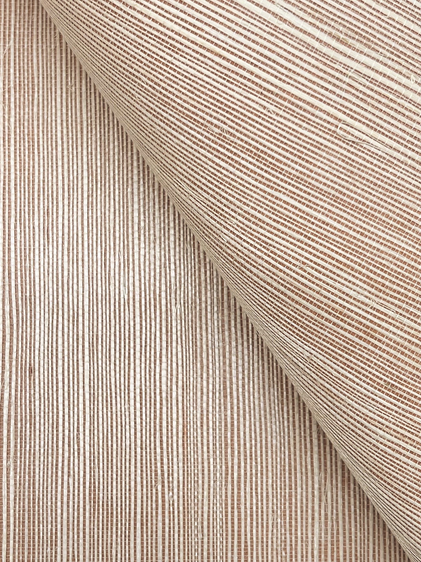York Wallcoverings Grasscloth and Natural Resource Maguey Sisal Adobe Wallpaper Traditional Grasscloth Pinks   - GV0129NW