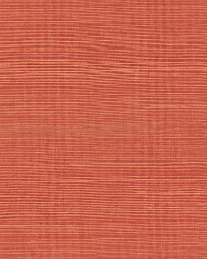 York Wallcoverings Grasscloth and Natural Resource Maguey Sisal Rhubarb Wallpaper Traditional Grasscloth Oranges   - GV0131NW
