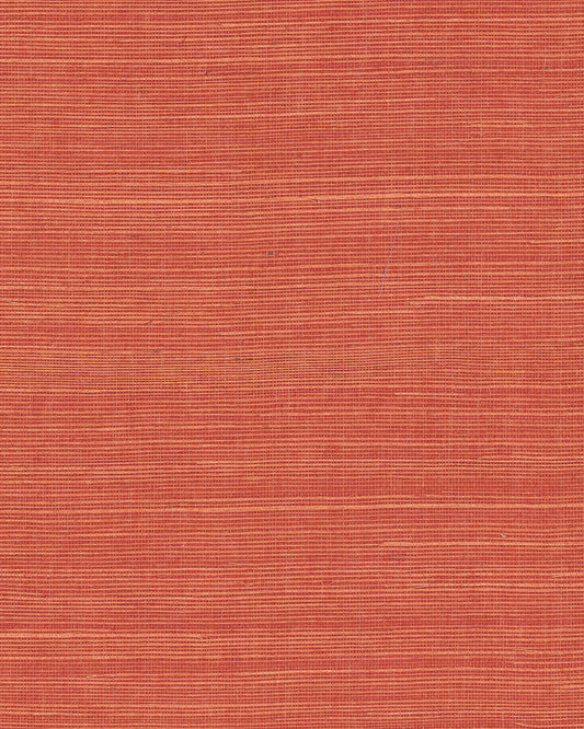 York Wallcoverings Grasscloth and Natural Resource Maguey Sisal Rhubarb Wallpaper Traditional Grasscloth Oranges   - GV0131NW