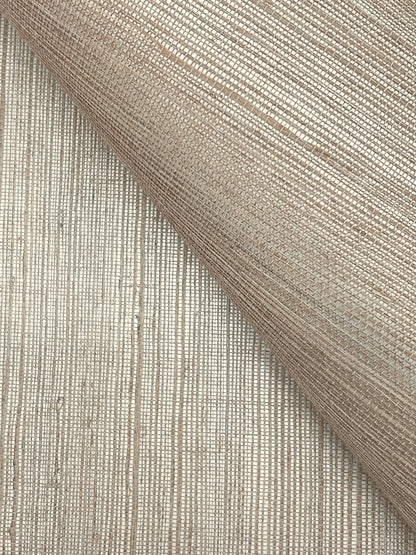 York Wallcoverings Grasscloth and Natural Resource Maguey Sisal Silver Wallpaper Traditional Grasscloth Metallics   - GV0135NW