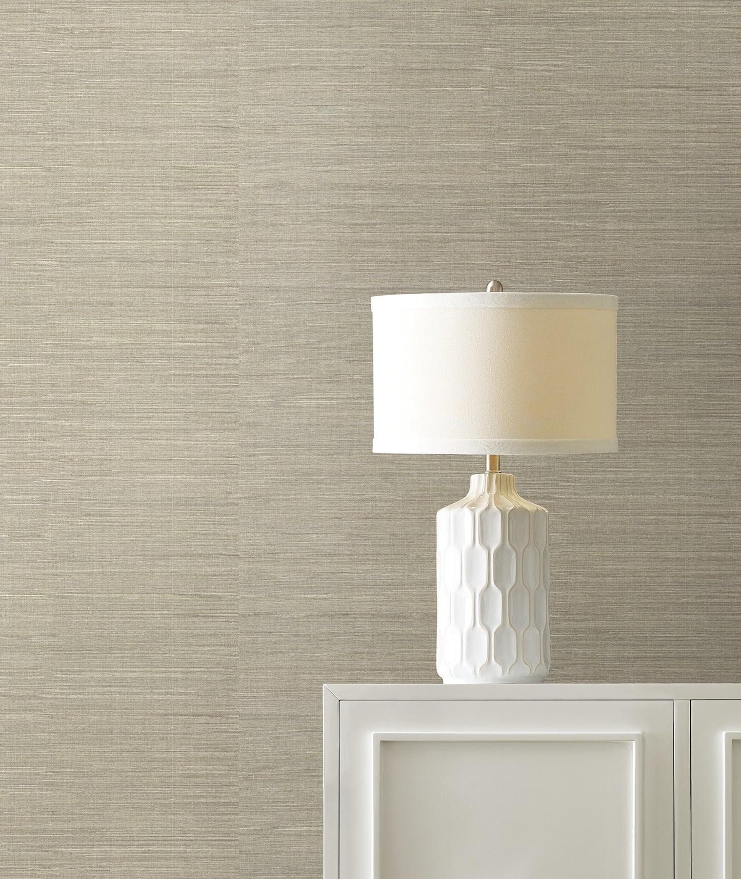 York Wallcoverings Grasscloth and Natural Resource Maguey Sisal Silver Wallpaper Traditional Grasscloth Metallics   - GV0135NW