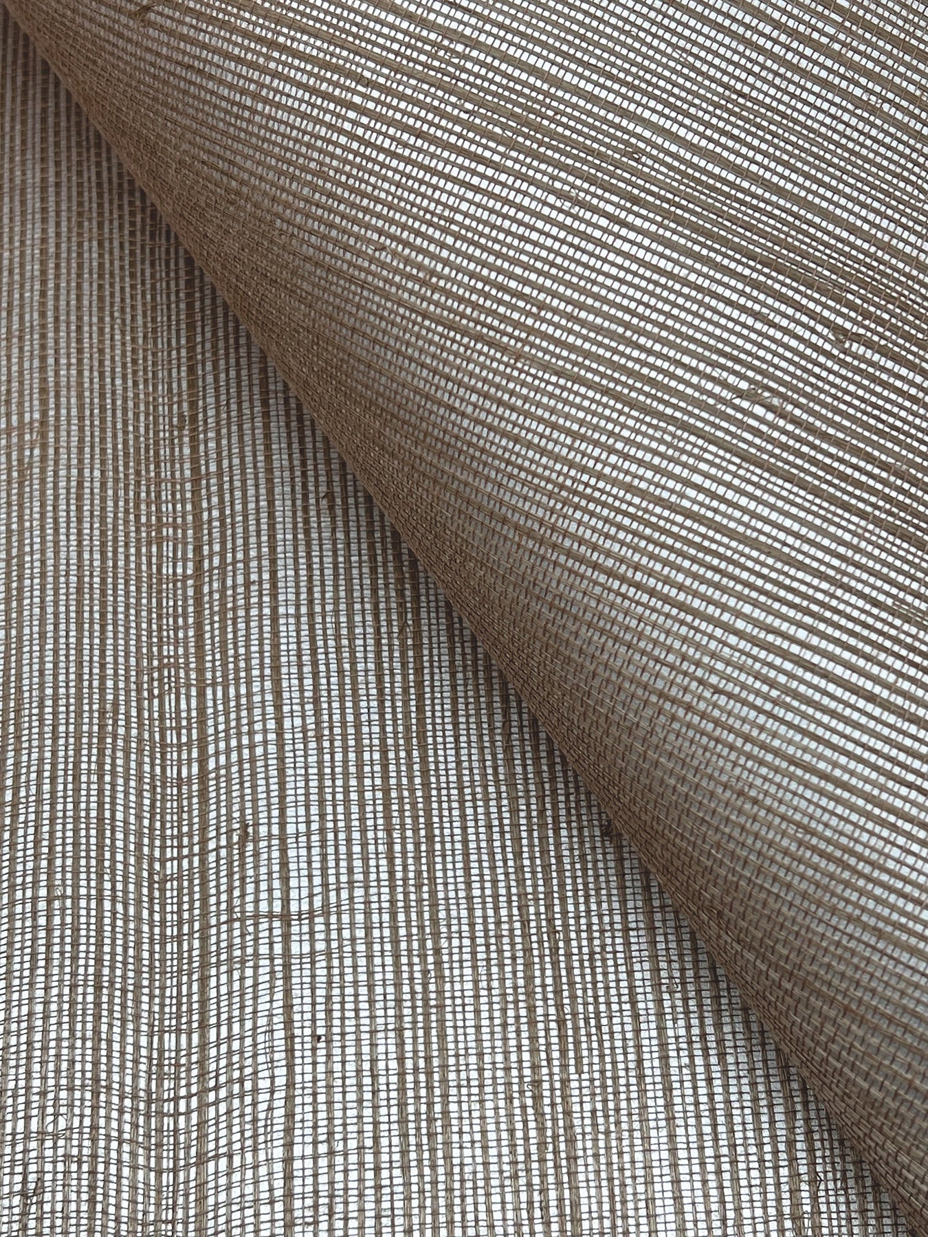 York Wallcoverings Designer Sisals Fan Deck Maguey Sisal Beige Wallpaper Traditional Grasscloth Metallics   - GV0136NWFD
