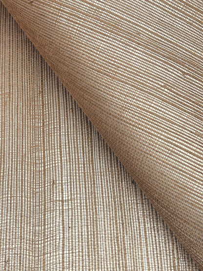York Wallcoverings Grasscloth and Natural Resource Maguey Sisal Beige Wallpaper Traditional Grasscloth Metallics   - GV0136NW