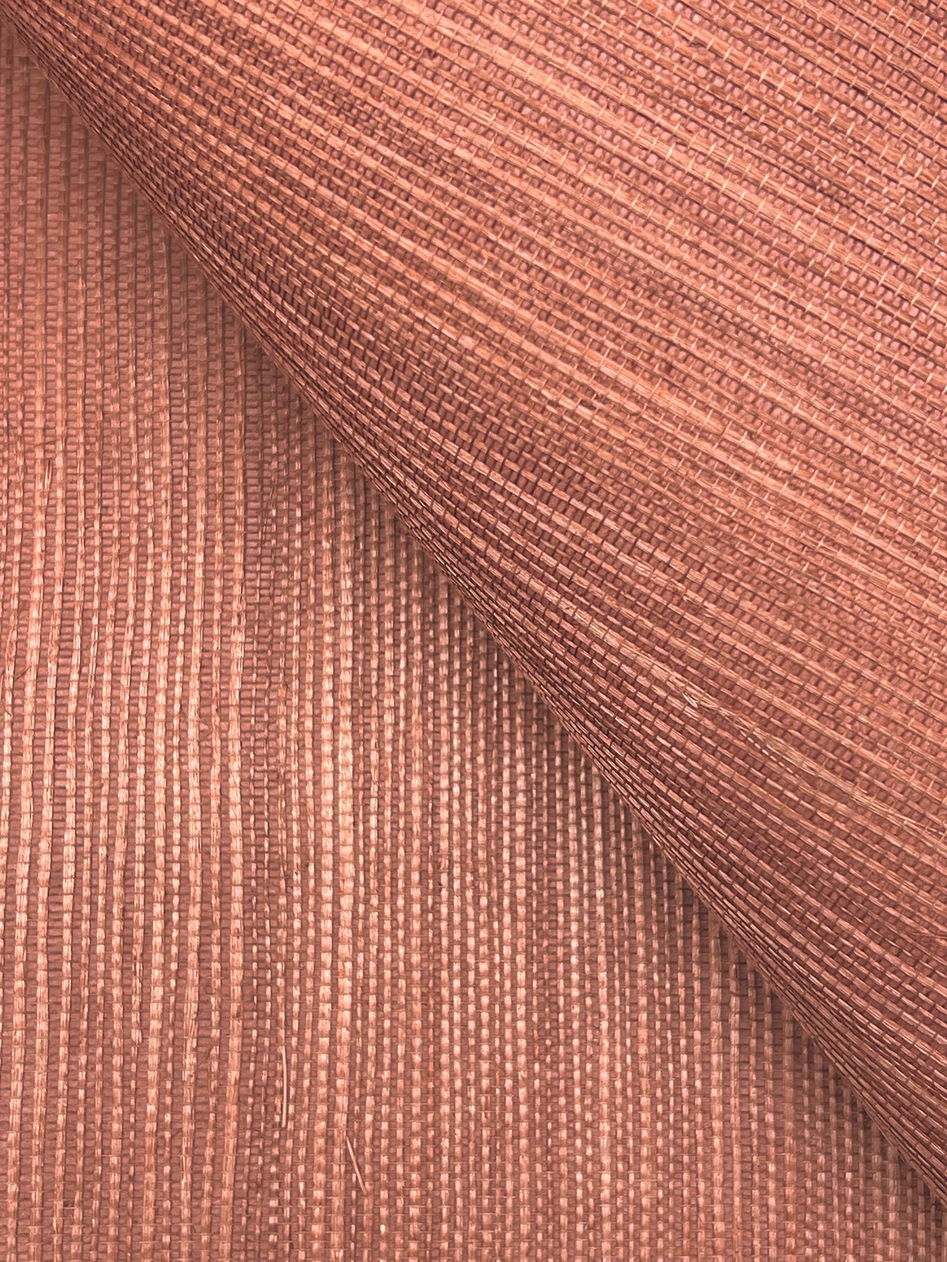 York Wallcoverings Grasscloth and Natural Resource Maguey Sisal Rose Wallpaper Traditional Grasscloth Pinks   - GV0139NW