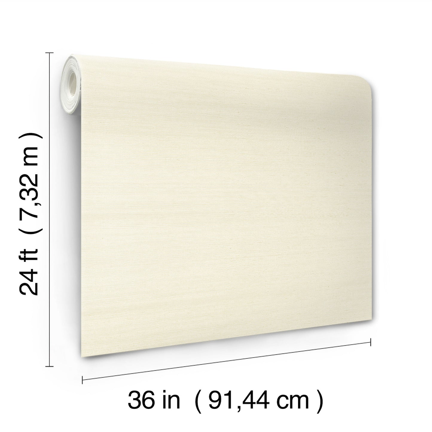 York Wallcoverings Designer Sisals Fan Deck Maguey Sisal Oyster Wallpaper Traditional Grasscloth Beiges   - GV0142NWFD