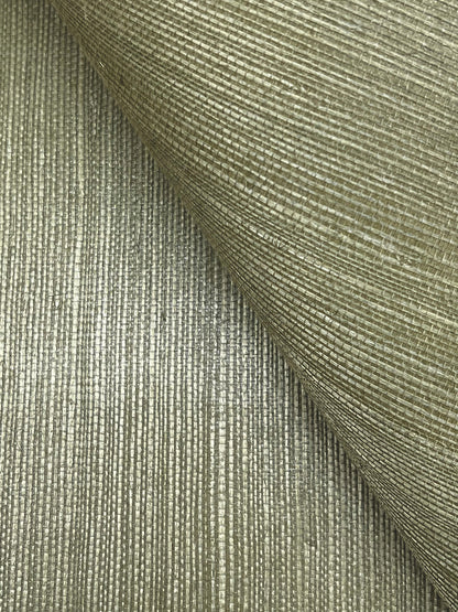 York Wallcoverings Designer Sisals Fan Deck Maguey Sisal Fern Wallpaper Traditional Grasscloth Greens   - GV0145NWFD