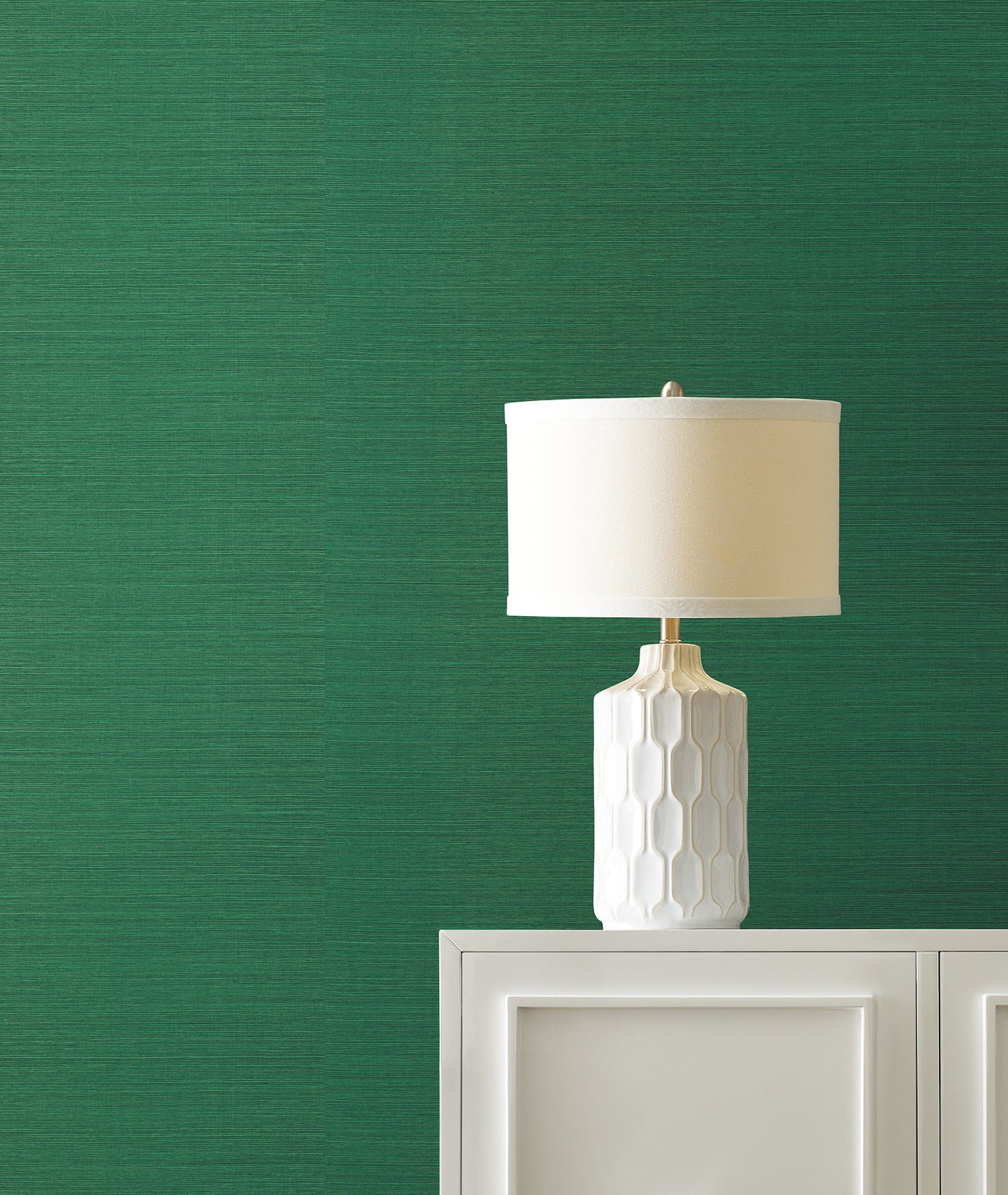 York Wallcoverings Designer Sisals Fan Deck Maguey Sisal Jade Wallpaper Traditional Grasscloth Greens   - GV0147NWFD