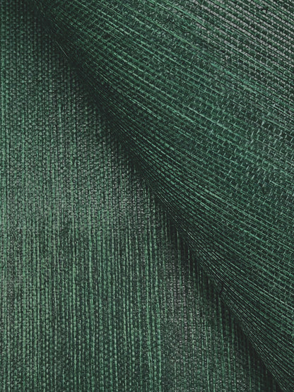 York Wallcoverings Designer Sisals Fan Deck Maguey Sisal Forest Wallpaper Traditional Grasscloth Greens   - GV0148NWFD
