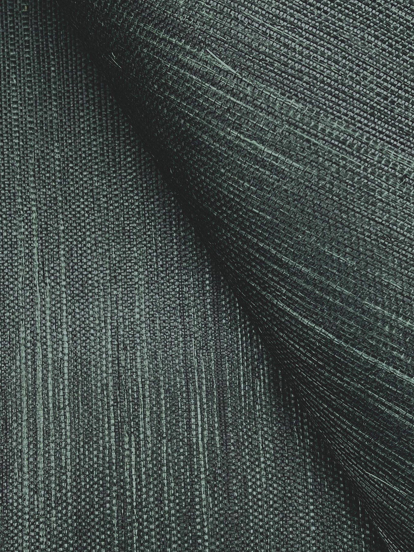 York Wallcoverings Designer Sisals Fan Deck Maguey Sisal Hunter Wallpaper Traditional Grasscloth Greens   - GV0149NWFD