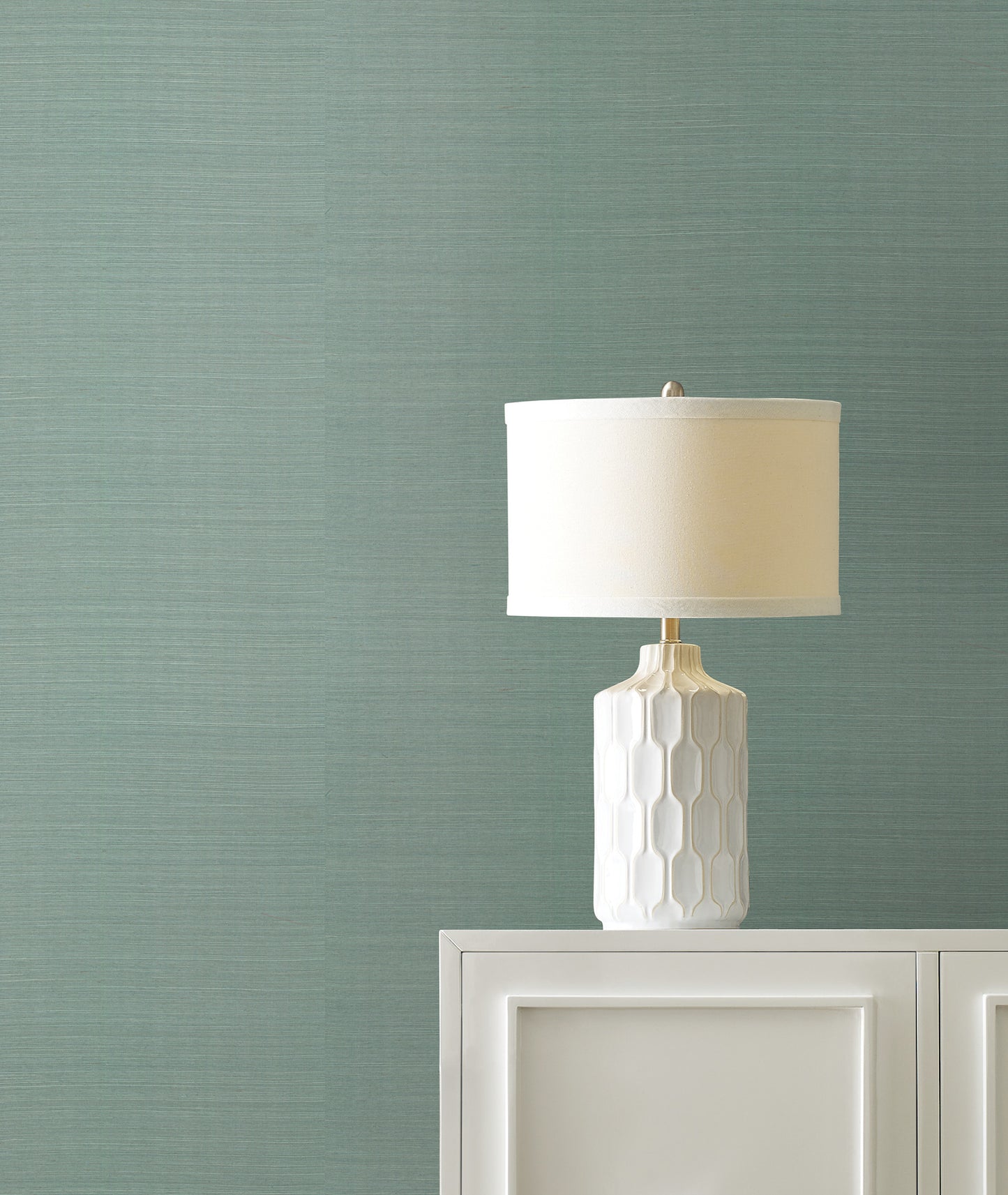 York Wallcoverings Grasscloth and Natural Resource Maguey Sisal Spruce Wallpaper Traditional Grasscloth Greens   - GV0152NW