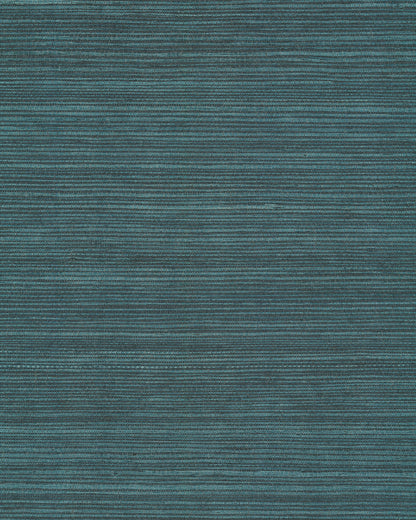 York Wallcoverings Grasscloth and Natural Resource Maguey Sisal Peacock Wallpaper Traditional Grasscloth Blues   - GV0154NW