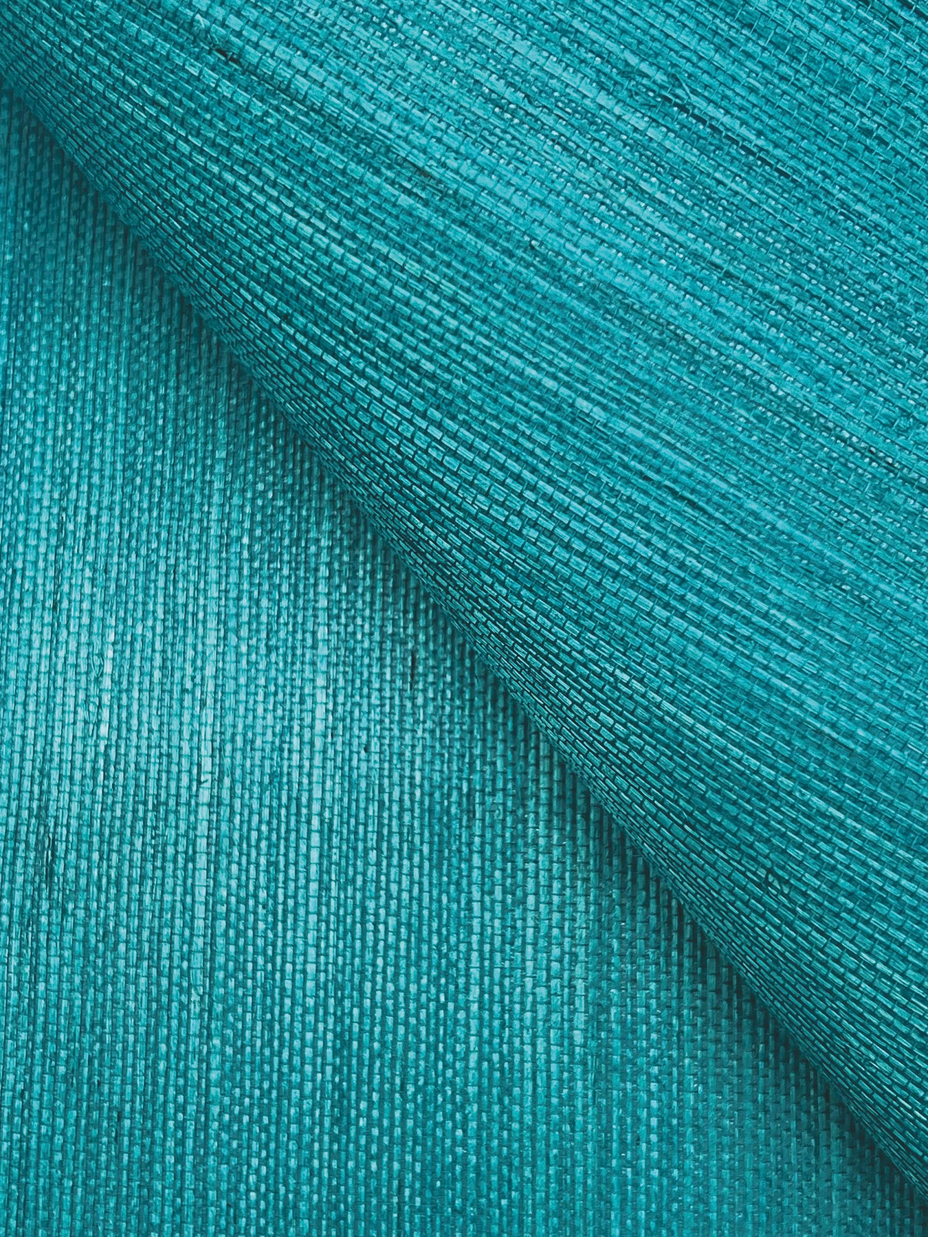 York Wallcoverings Ronald Redding Maguey Sisal Lagoon Wallpaper Grasscloth Naturals Lagoon  Wallpaper - GV0155NW