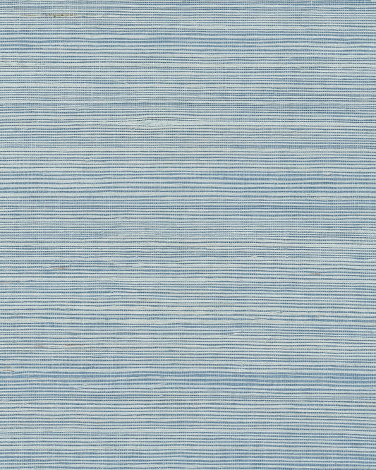 York Wallcoverings Grasscloth and Natural Resource Maguey Sisal Sky Wallpaper Traditional Grasscloth Blues   - GV0159NW