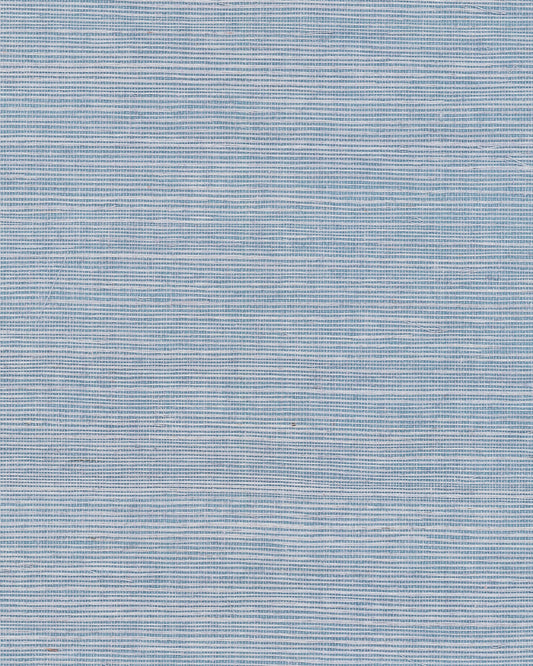 York Wallcoverings Grasscloth and Natural Resource Maguey Sisal Cornflower Wallpaper Traditional Grasscloth Blues   - GV0160NW