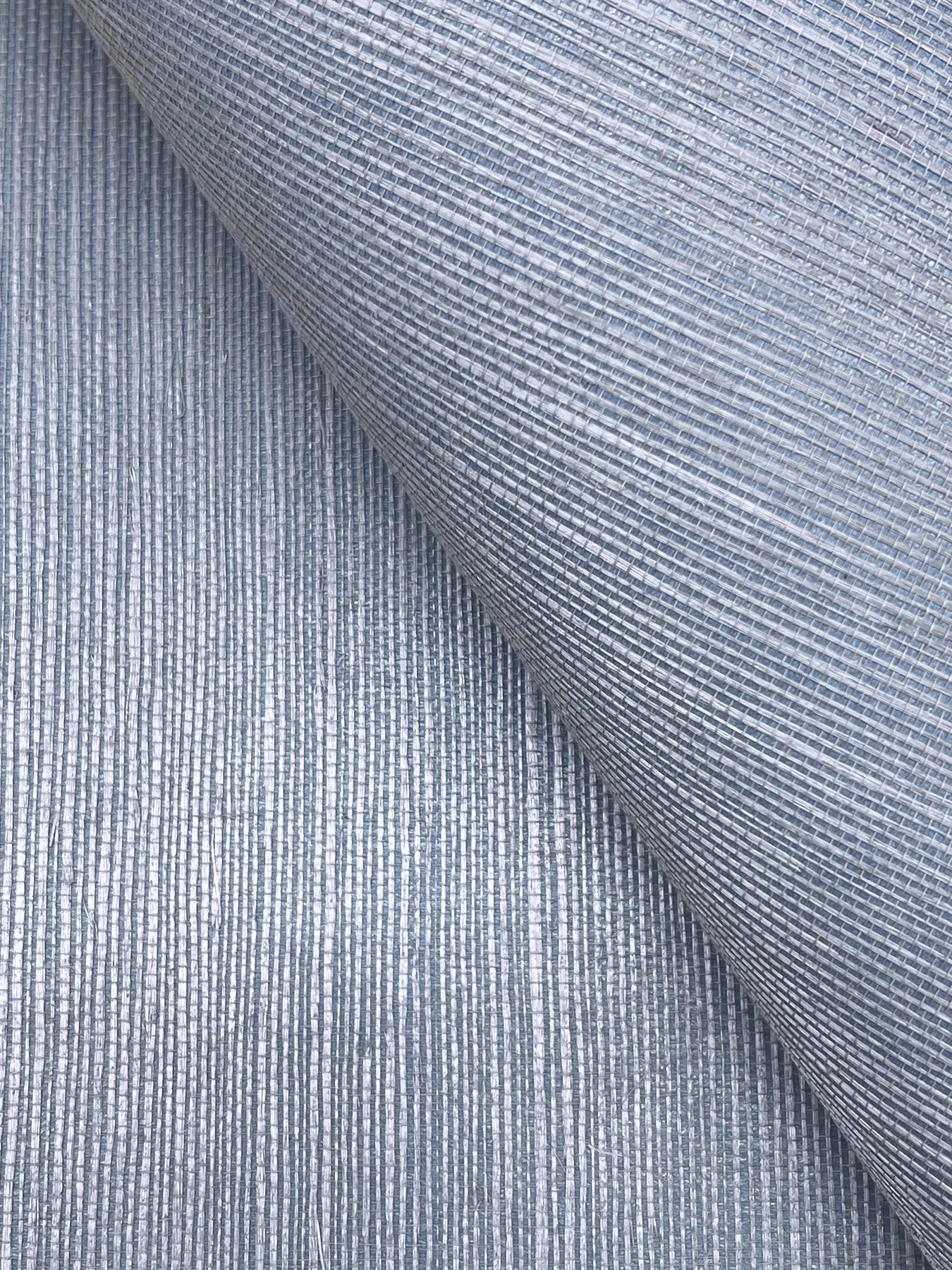 York Wallcoverings Grasscloth and Natural Resource Maguey Sisal Cornflower Wallpaper Traditional Grasscloth Blues   - GV0160NW