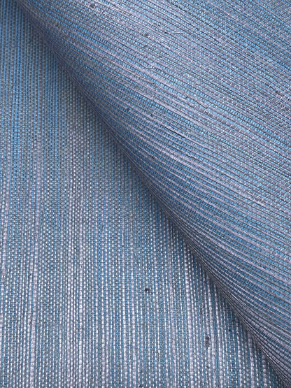 York Wallcoverings Grasscloth and Natural Resource Maguey Sisal Bluebell Wallpaper Traditional Grasscloth Blues   - GV0161NW