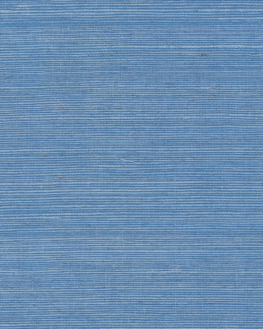 York Wallcoverings Grasscloth and Natural Resource Maguey Sisal Azure Wallpaper Traditional Grasscloth Blues   - GV0162NW