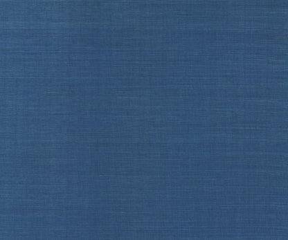 York Wallcoverings Designer Sisals Fan Deck Maguey Sisal Lapis Wallpaper Traditional Grasscloth Blues   - GV0164NWFD