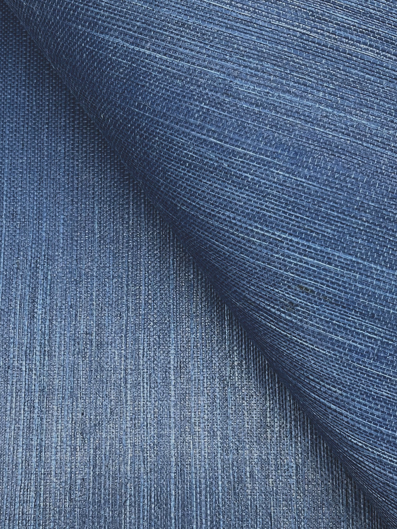 York Wallcoverings Grasscloth and Natural Resource Maguey Sisal Lapis Wallpaper Traditional Grasscloth Blues   - GV0164NW