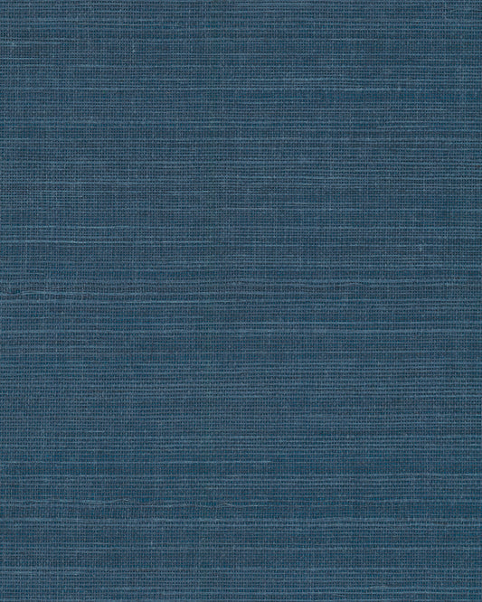York Wallcoverings Grasscloth and Natural Resource Maguey Sisal Indigo Wallpaper Traditional Grasscloth Blues   - GV0165NW