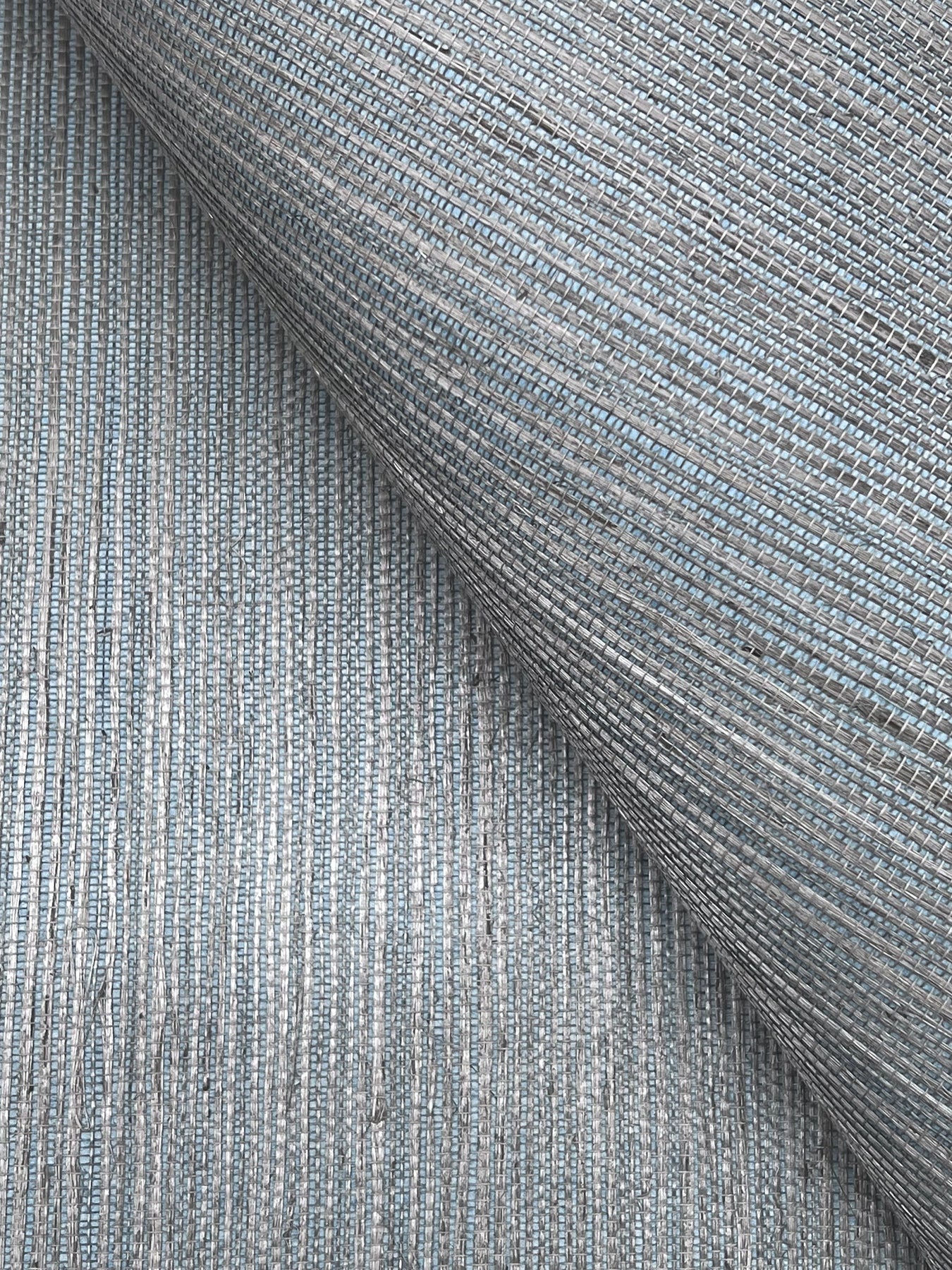 York Wallcoverings Designer Sisals Fan Deck Maguey Sisal Mineral Wallpaper Traditional Grasscloth Greys   - GV0169NWFD