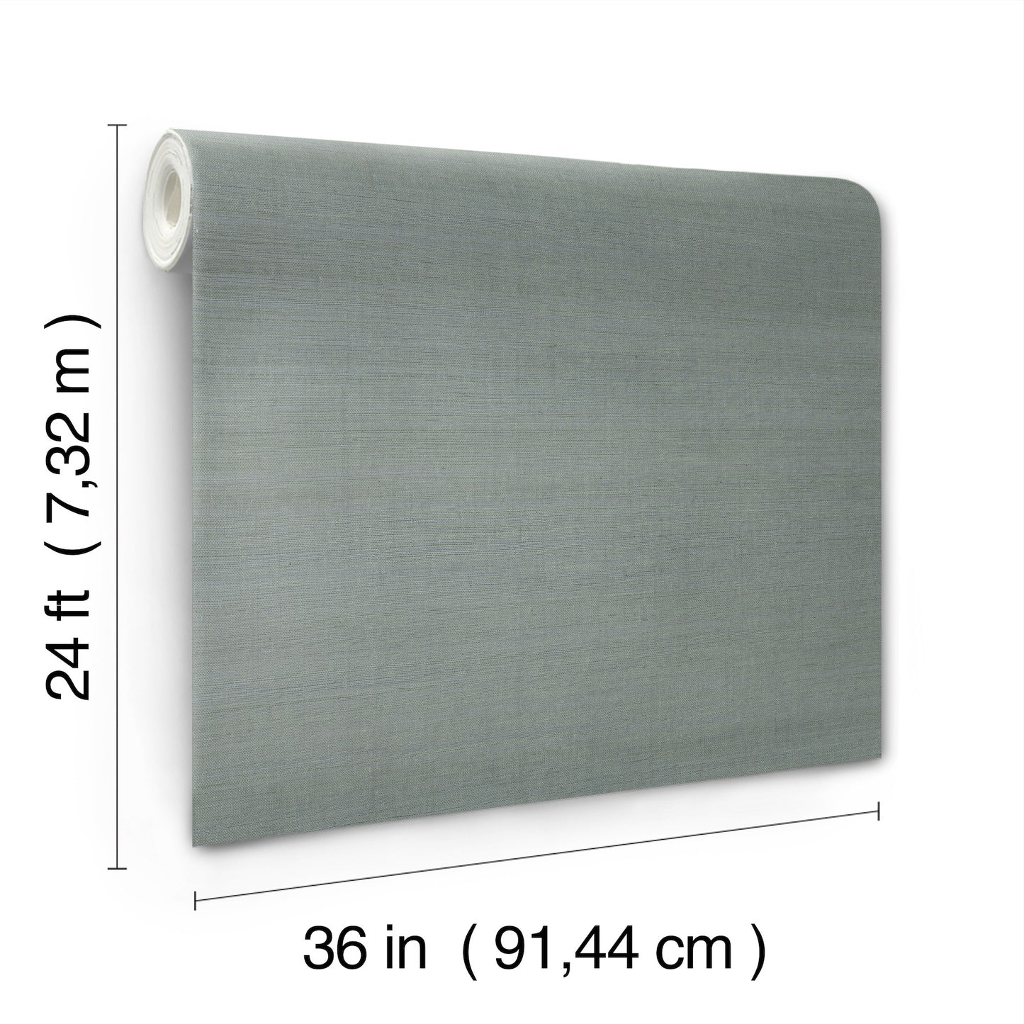 York Wallcoverings Designer Sisals Fan Deck Maguey Sisal Mineral Wallpaper Traditional Grasscloth Greys   - GV0169NWFD