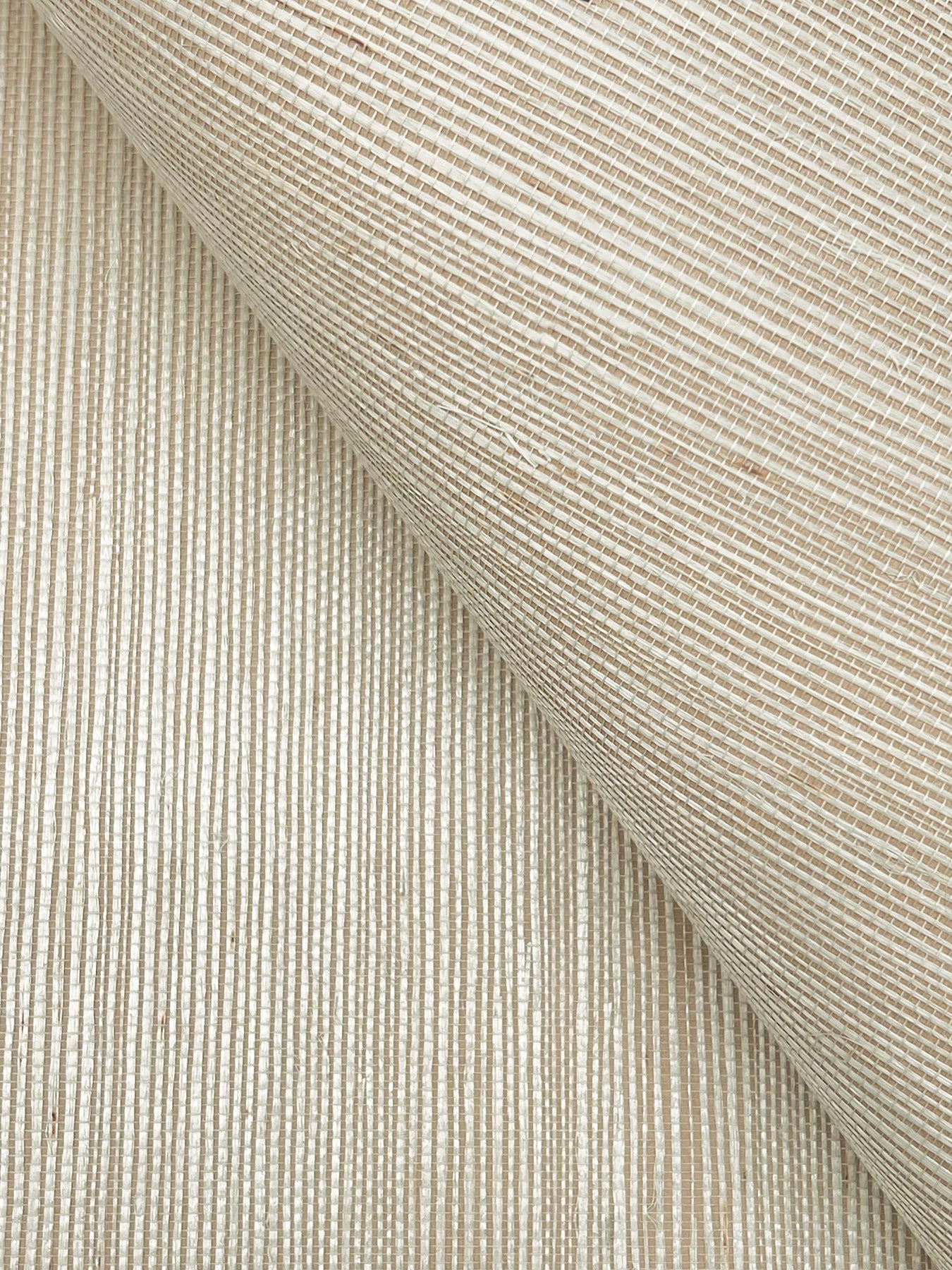 York Wallcoverings Designer Sisals Fan Deck Maguey Sisal Oat Wallpaper Traditional Grasscloth Beiges   - GV0173NWFD