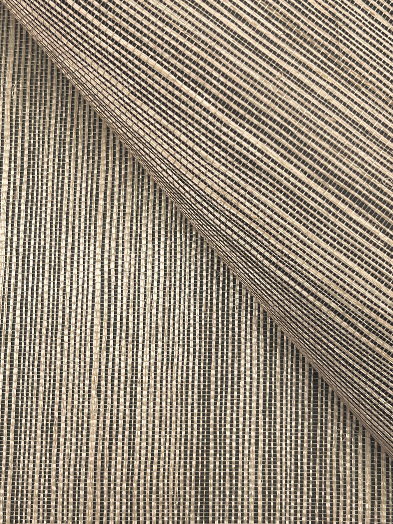 York Wallcoverings Grasscloth and Natural Resource Maguey Sisal Black Wallpaper Traditional Grasscloth Browns   - GV0177NW