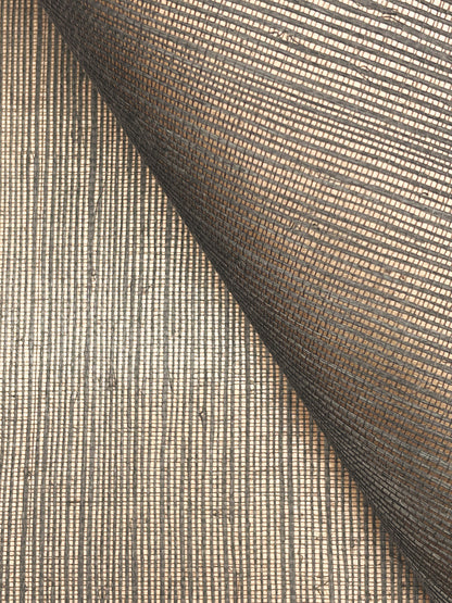York Wallcoverings Grasscloth and Natural Resource Maguey Sisal Graphite Wallpaper Traditional Grasscloth Greys   - GV0178NW
