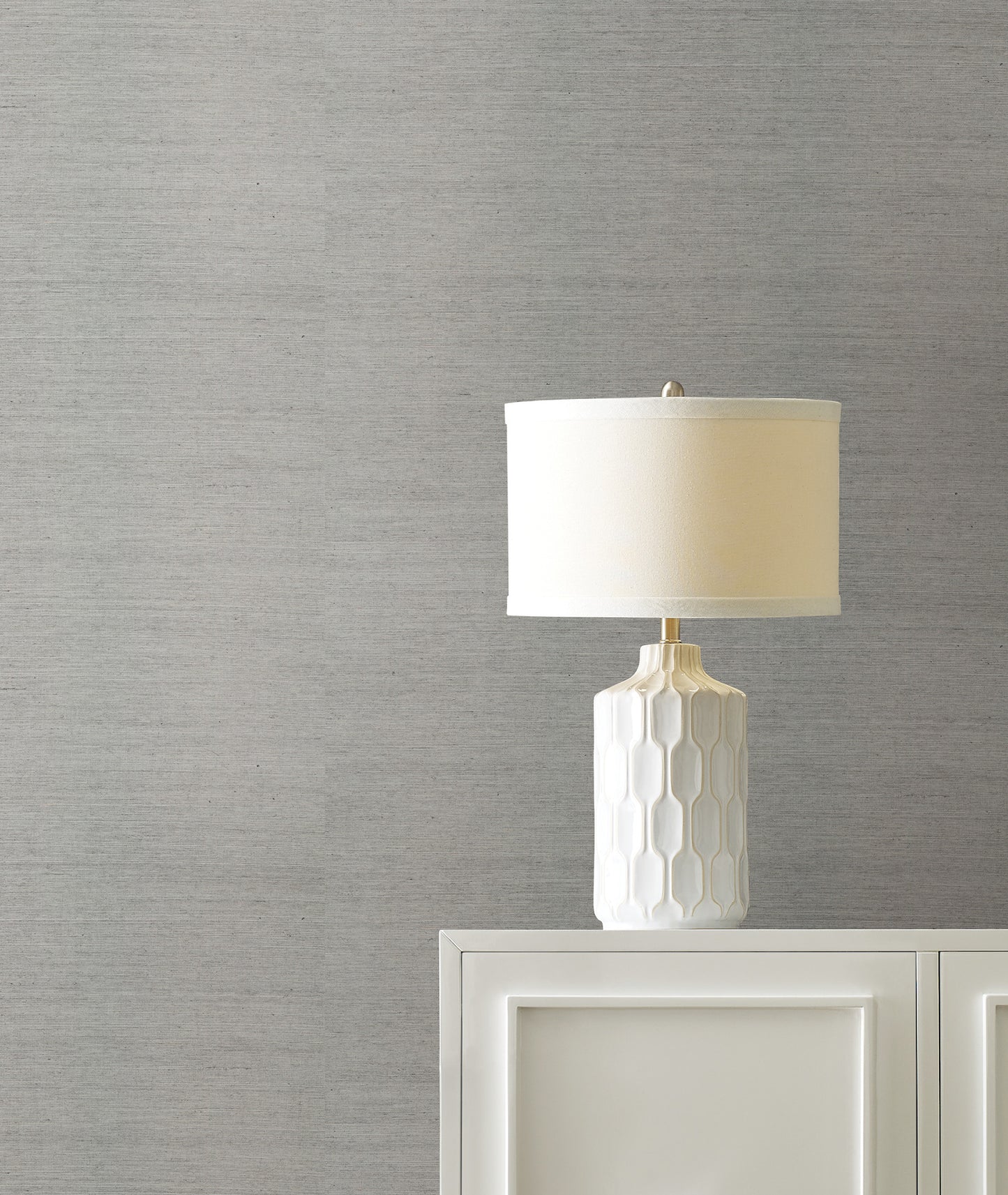 York Wallcoverings Lemieux et Cie Signature Maguey Sisal Eucalyptus Wallpaper Traditional Grasscloth Greys   - GV0179NWFD