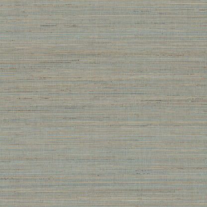 York Wallcoverings Grasscloth and Natural Resource Marled Abaca Spruce Wallpaper Traditional Grasscloth Greens   - GV0204