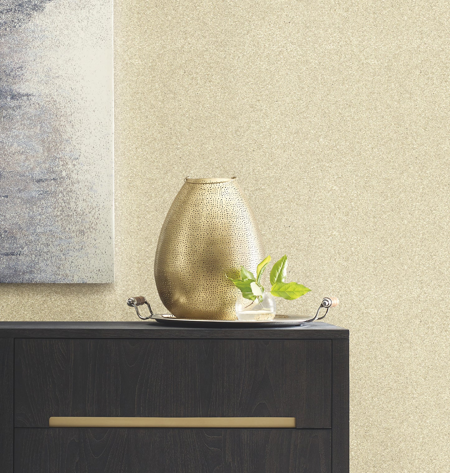 York Wallcoverings Grasscloth and Natural Resource Terra Mica Oyster Wallpaper Traditional Raised Prints Beiges   - GV0212