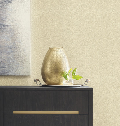 York Wallcoverings Grasscloth and Natural Resource Terra Mica Oyster Wallpaper Traditional Raised Prints Beiges   - GV0212