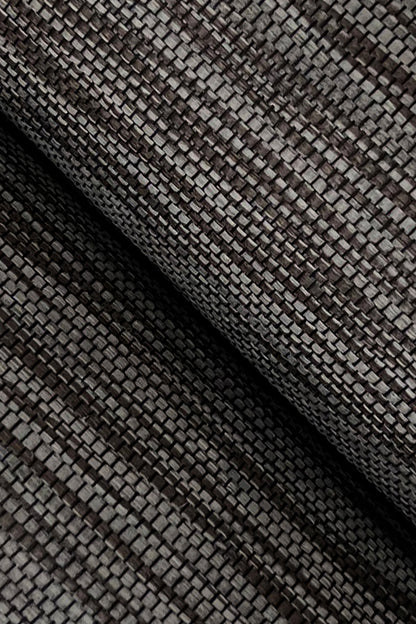 York Wallcoverings Grasscloth and Natural Resource Horizon Paperweave Black Wallpaper Traditional Grasscloth Blacks   - GV0221