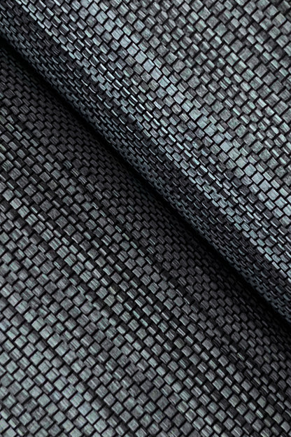 York Wallcoverings Grasscloth and Natural Resource Horizon Paperweave Navy Wallpaper Traditional Grasscloth Blues   - GV0224