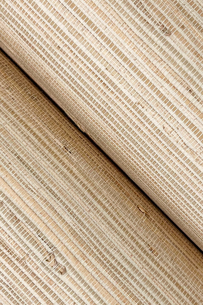 York Wallcoverings Grasscloth and Natural Resource Knotted Grass Natural Wallpaper Traditional Grasscloth Beiges   - GV0231