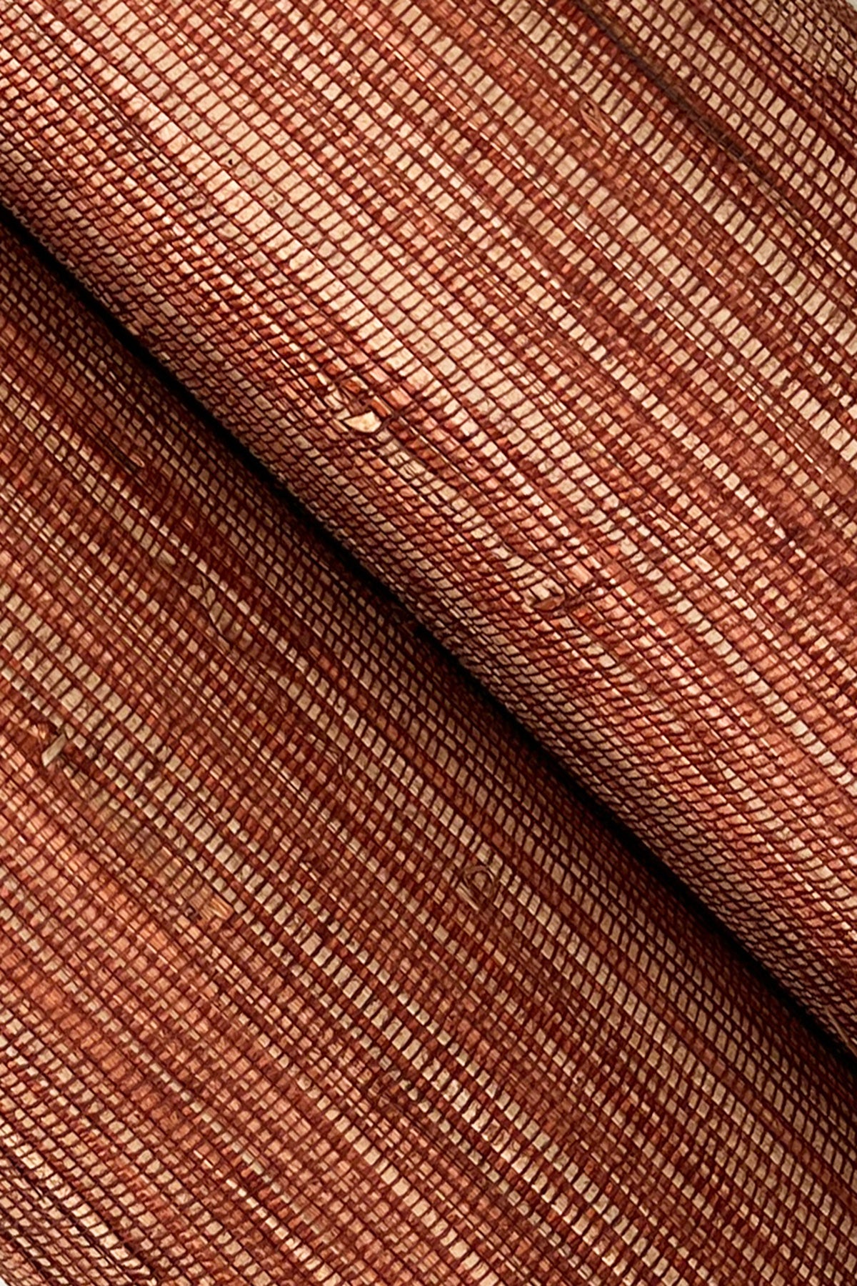 York Wallcoverings Grasscloth and Natural Resource Knotted Grass Brick Wallpaper Traditional Grasscloth Reds   - GV0233