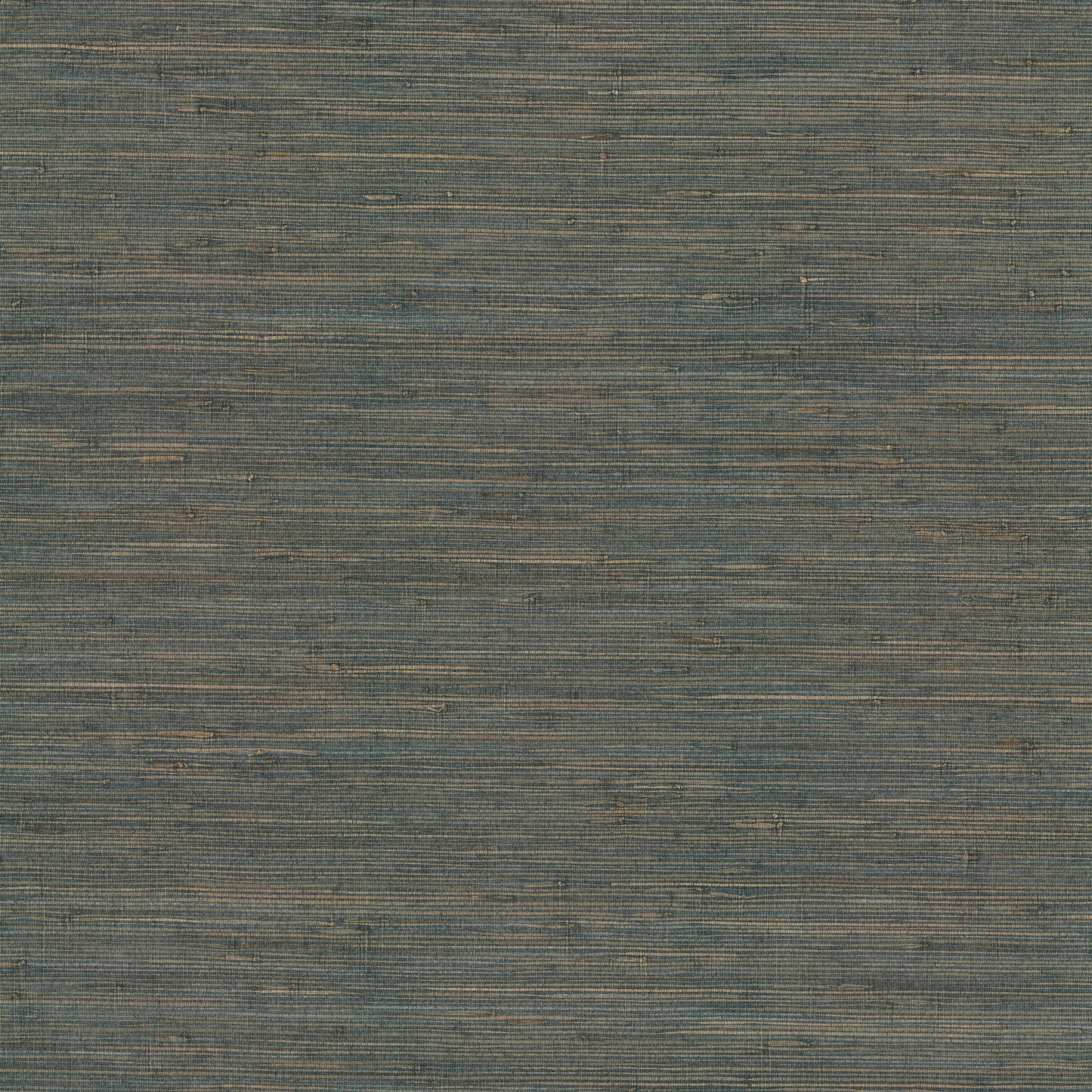 York Wallcoverings Grasscloth and Natural Resource Knotted Grass Dark Teal Wallpaper Traditional Grasscloth Blues   - GV0234
