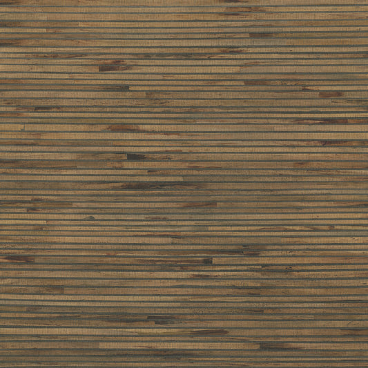 York Wallcoverings Grasscloth and Natural Resource Hyacinth Leaf Natural Wallpaper Traditional Novelty Browns   - GV0236