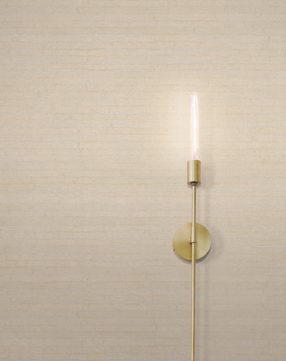 York Wallcoverings Grasscloth and Natural Resource Handcrafted Shimmering Paper Sand Wallpaper Feature Wall Novelty Beiges   - GV0252